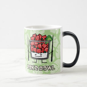 Poke bowl Hawaii raw fish salad chopsticks aku Magic Mug