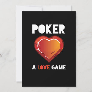 Poker A Love Game Hearts Cards Casino Gambler Gift