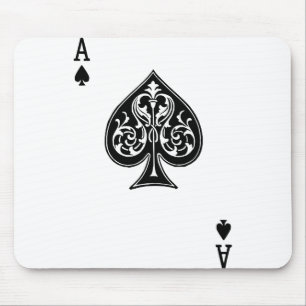 Poker Ace Card Mouse Pad