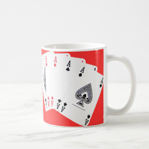 Poker aces ... English tea mug