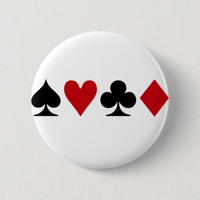 Poker Addict 6 Cm Round Badge (Front)