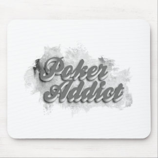 Poker addict mouse pad