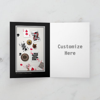 Poker Artsy Customisable Card for Players