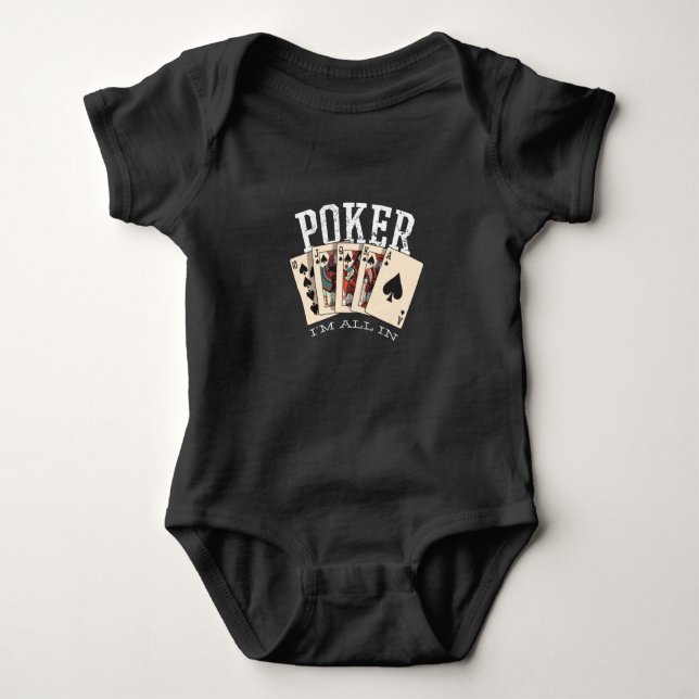 Poker Baby Bodysuit (Front)