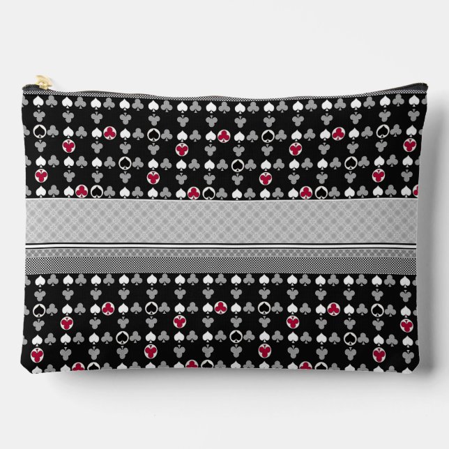 Poker Card Game  Accessory Pouch (Front)