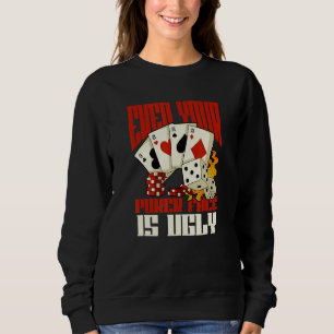 Poker Casino Poker Player Gambling Roulette Retire Sweatshirt