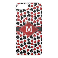 Poker Casino Suit Pattern Monogram