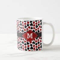 Poker Casino Suit Pattern Monogram