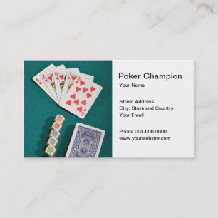 Poker Champion Business Card