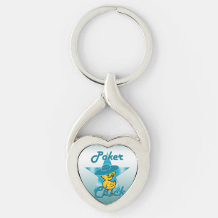 Poker Chick #7 Key Ring