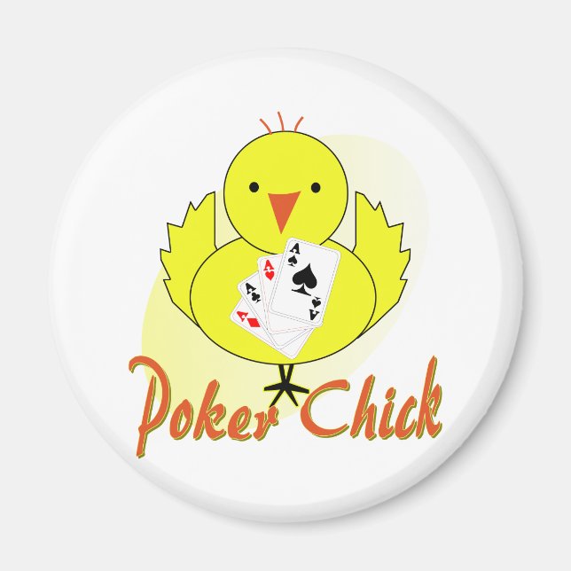 Poker Chick Magnet (Front)