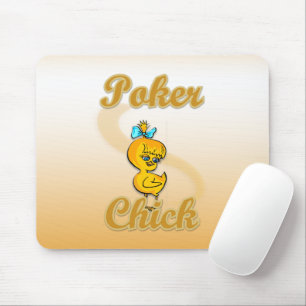Poker Chick Mouse Pad