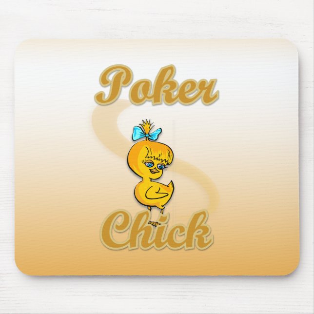 Poker Chick Mouse Pad (Front)