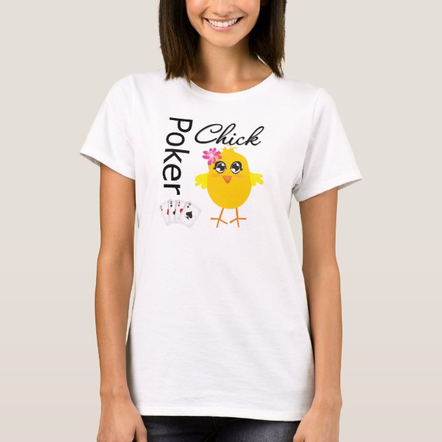 Poker Chick T-Shirt (Front)