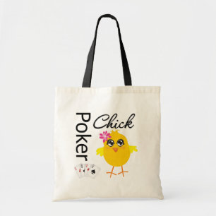 Poker Chick Tote Bag