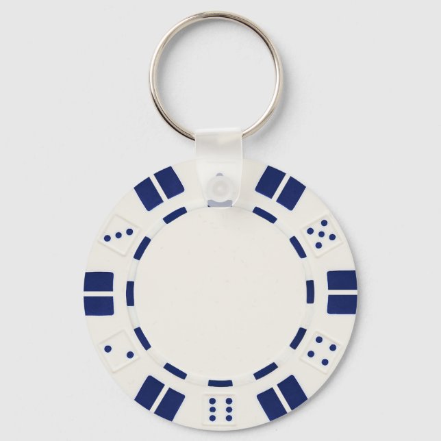 poker chip key chain (Front)