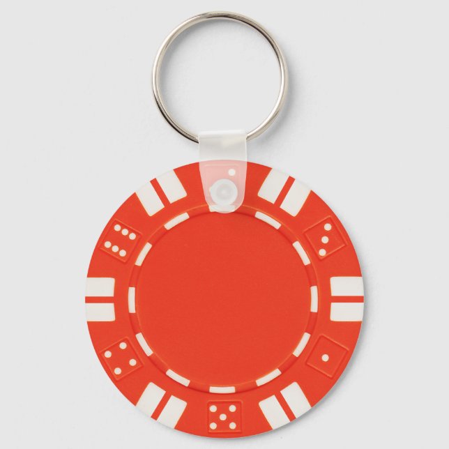 poker chip key chain (Front)