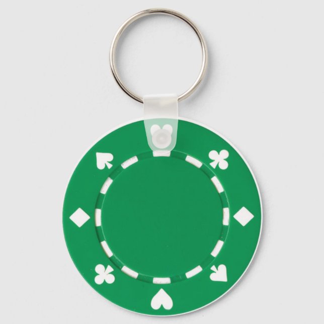 poker chip key chain (Front)