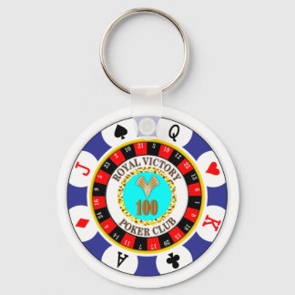 Poker Chip Key Ring