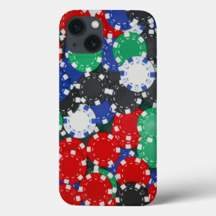 poker chips iPhone 13 case