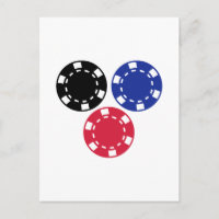 Poker chips gambling