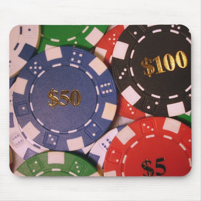 Poker Chips Mousepad (Front)