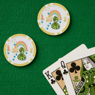 Poker Chips Snake Rainbow