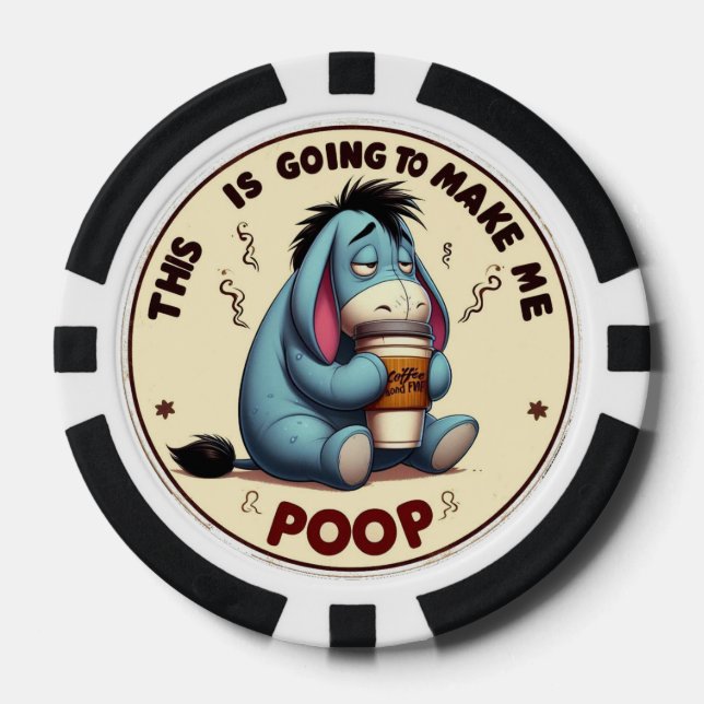 Poker Chips – “This is Going to Make Me Poop” (Front)