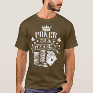 Poker Cool Gambling Casino Card Game Blackjack  T-Shirt