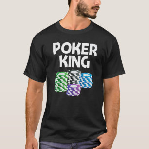 Poker Designs For Men Dad Casino Card Game Players T-Shirt
