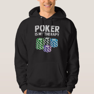 Poker Designs For Men Women Casino Card Game Playe Hoodie