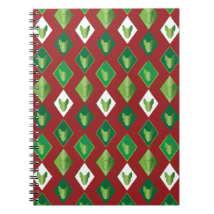 Poker Diamond Bull Terrier Notebook