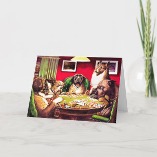 Poker Dogs: Waterloo Card