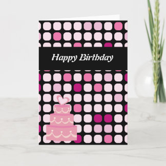 Poker Dot Birthday Card