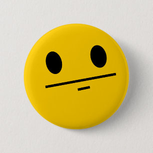 Poker Face 6 Cm Round Badge