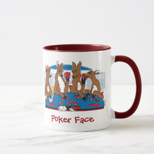 Poker Face Deer Mug
