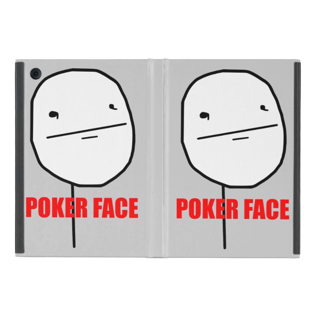 Poker Face Meme iPad Mini Case (Outside)
