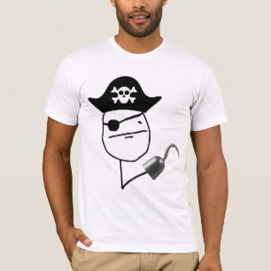 Poker Face Pirate T-Shirt