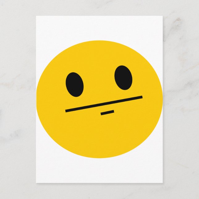 Poker Face Postcard (Front)