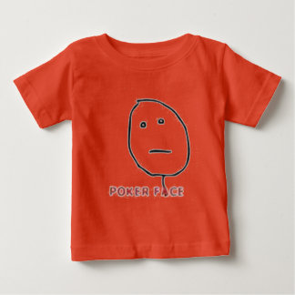 Poker Face Rage Comic Baby T-Shirt