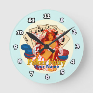  Poker Fairy clock