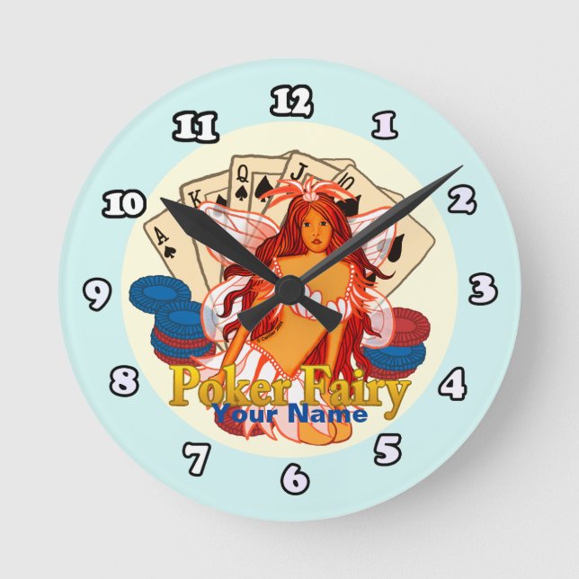  Poker Fairy clock (Front)