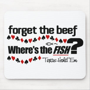 Poker Fish mousepad