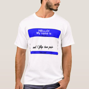 POKER FLOP TWO PAIR NAME SHIRT TEXAS HOLD'EM