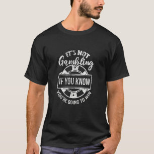 Poker Gambling Casino Gambler Card Game Player Dis T-Shirt
