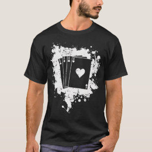 Poker Hand Hearts T-Shirt