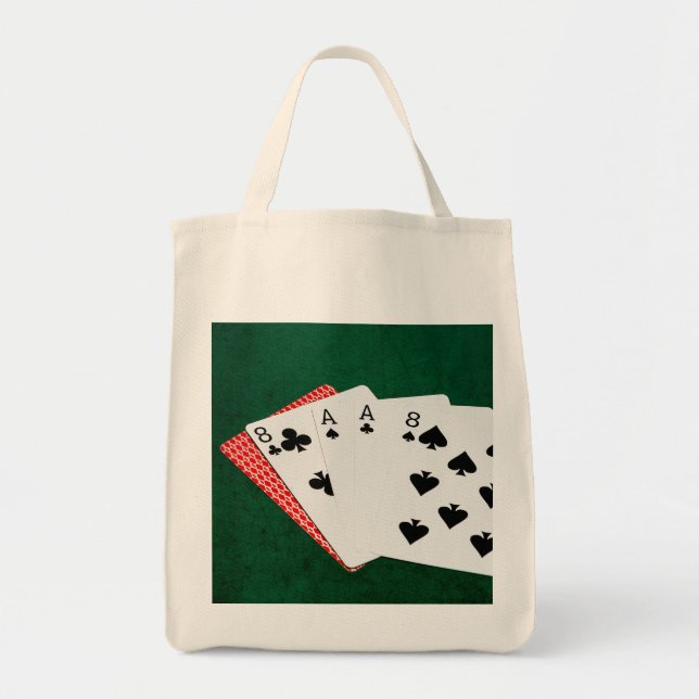 Poker Hands - Dead Man's Hand Tote Bag (Front)
