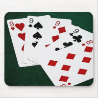 Poker Hands - Four Of A Kind - Nines and Eight