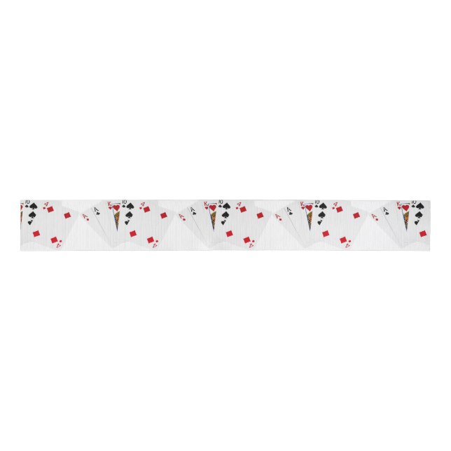 Poker Hands - One Pair - Ace Grosgrain Ribbon (Front)