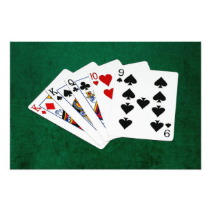 Poker Hands - One Pair - King Photo Print
